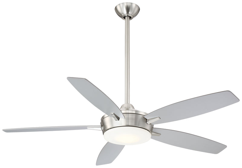 Minka Aire F690L-BN/SL 52" Ceiling Fan, Brushed Nickel W/ Silver