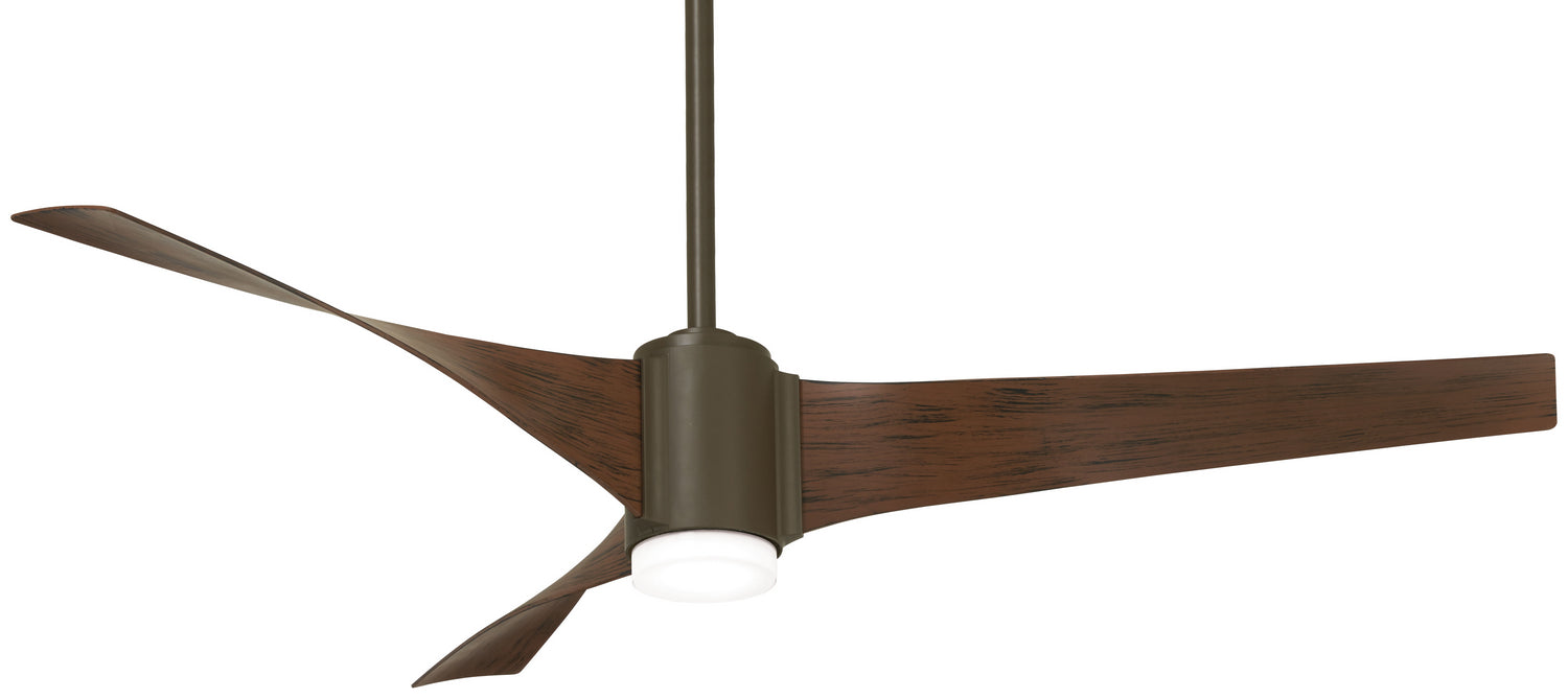 Minka Aire F832L-ORB/MM 60" Ceiling Fan, Oil Rubbed Bronze/Medium Maple