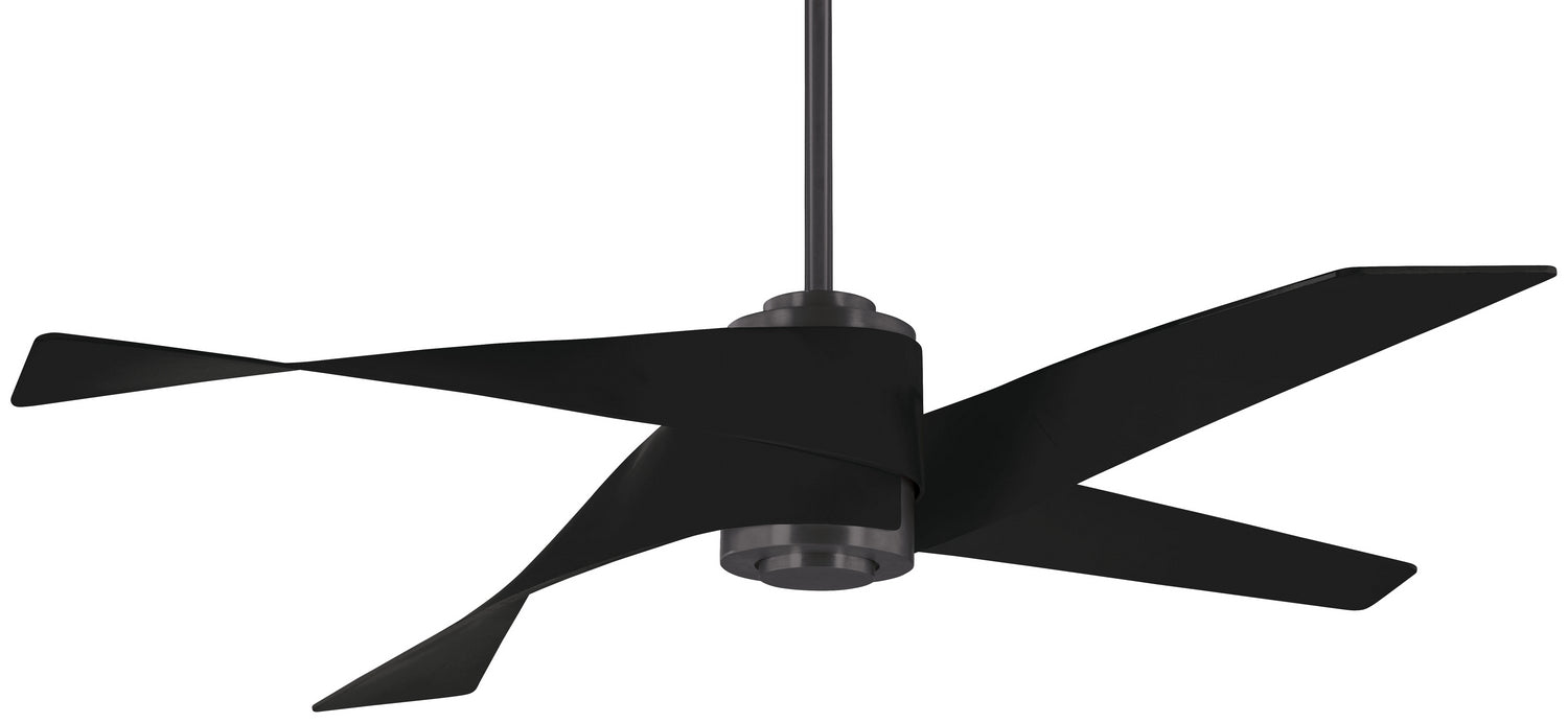 Minka Aire F903L-GM/MBK 64" Ceiling Fan, Gun Metal/Matte Black