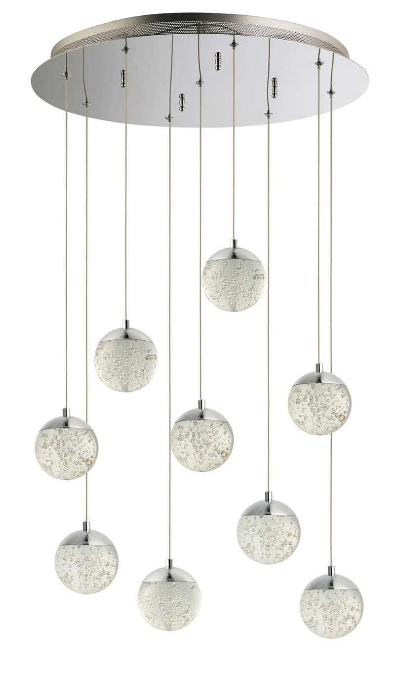 ET2 E24269-91PC LED Pendant, Polished Chrome