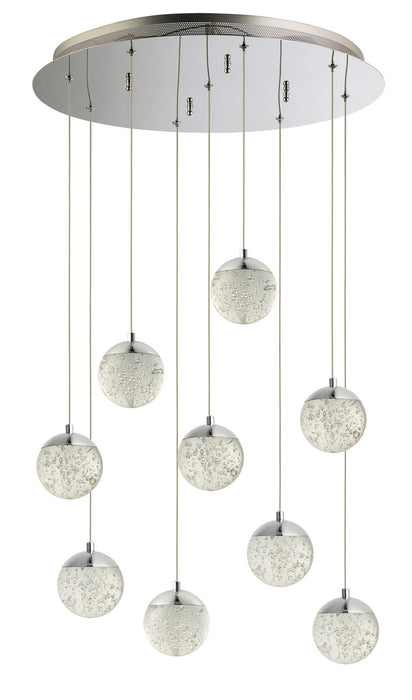 ET2 E24269-91PC LED Pendant, Polished Chrome