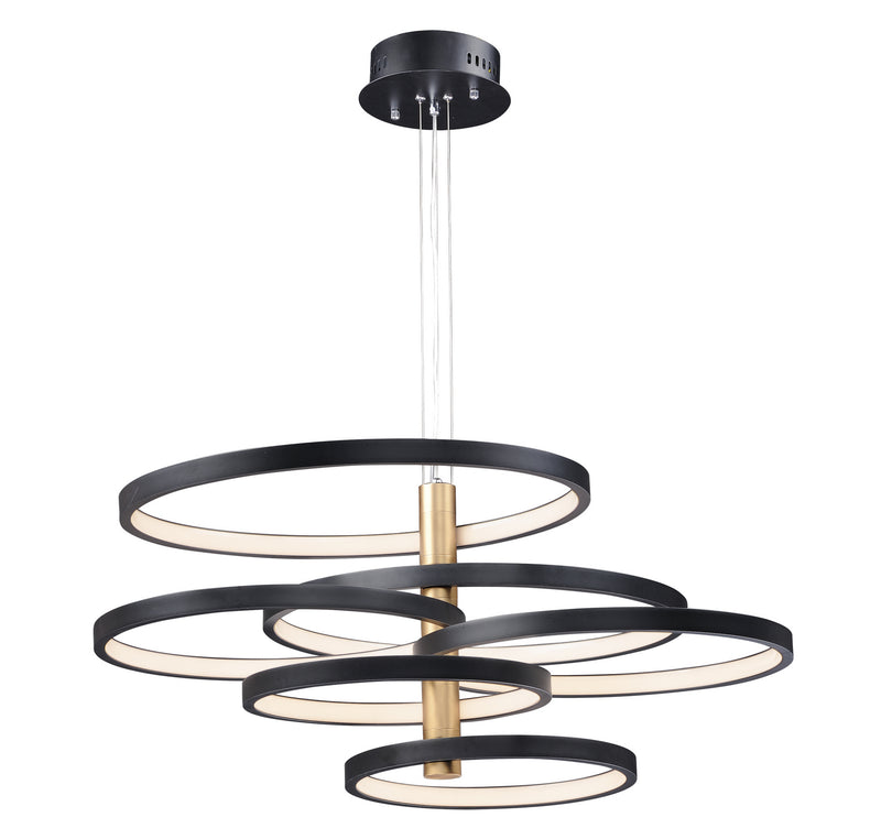 ET2 E24327-BKGLD LED Pendant, Black / Gold