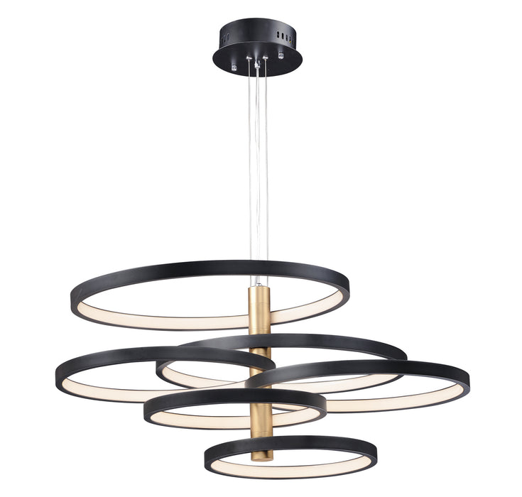 ET2 E24327-BKGLD LED Pendant, Black / Gold