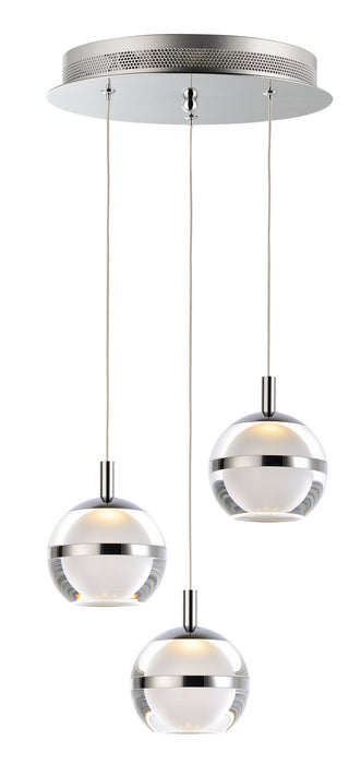ET2 E24593-93PC LED Pendant, Polished Chrome