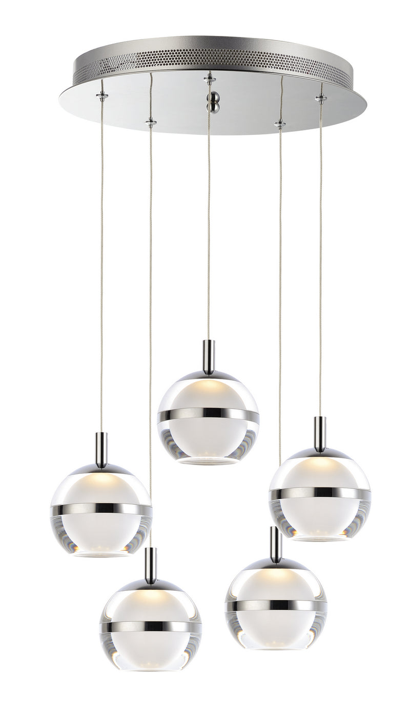 ET2 E24595-93PC LED Pendant, Polished Chrome