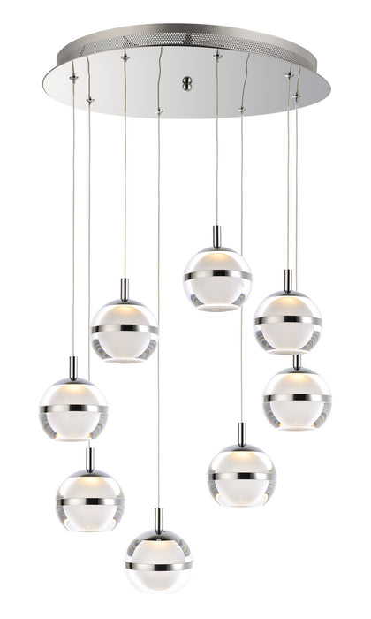 ET2 E24598-93PC LED Pendant, Polished Chrome