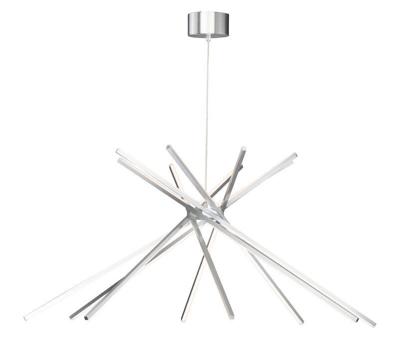 ET2 E41446-SA LED Pendant, Satin Aluminum