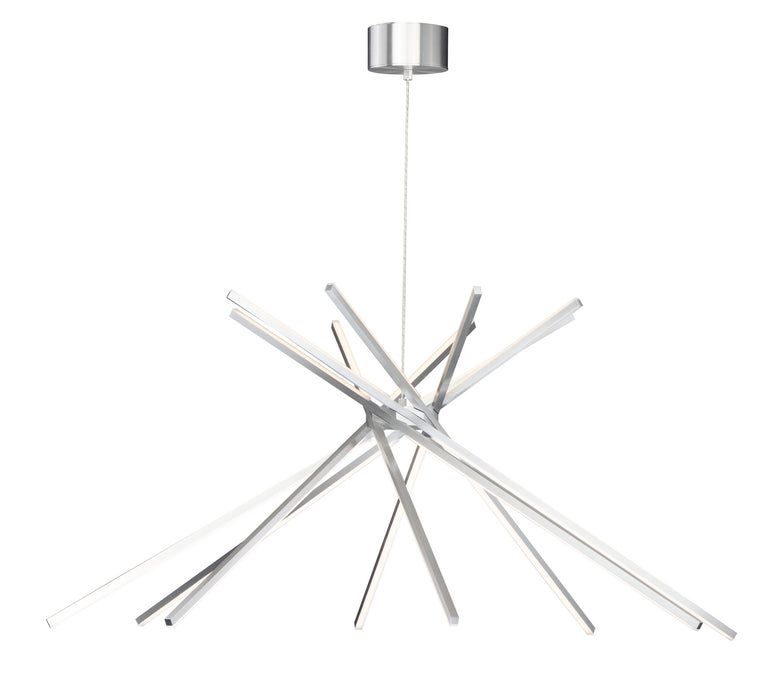 ET2 E41446-SA LED Pendant, Satin Aluminum