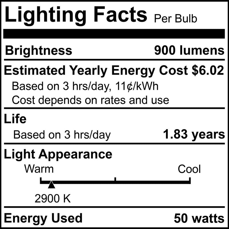 Bulbrite 610052 Light Bulb, Frost