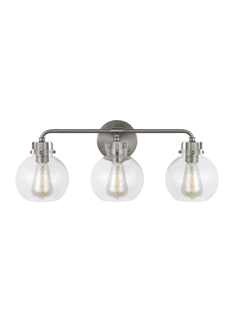 Visual Comfort Studio VS24403SN Three Light Vanity, Satin Nickel