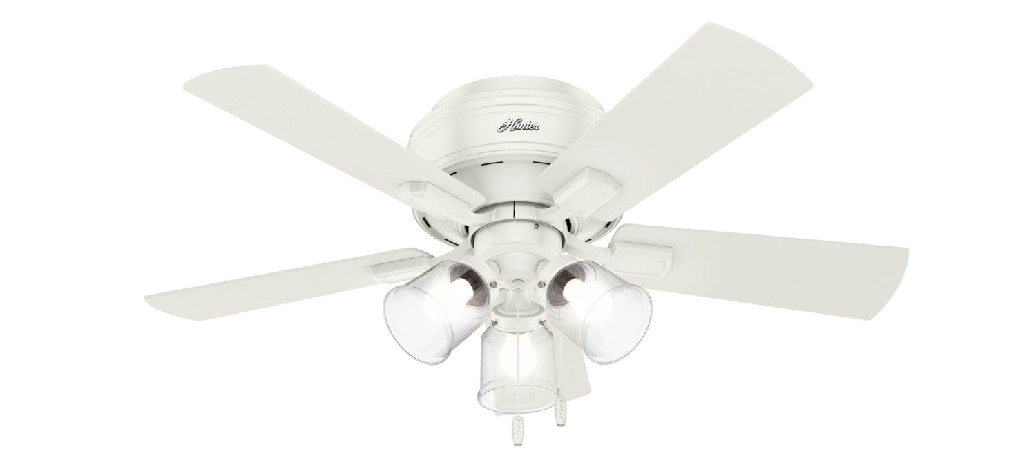 Hunter 52152 42" Ceiling Fan, Fresh White