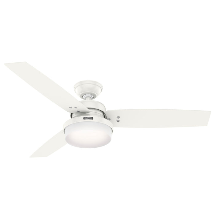Hunter 59169 52" Ceiling Fan, Fresh White