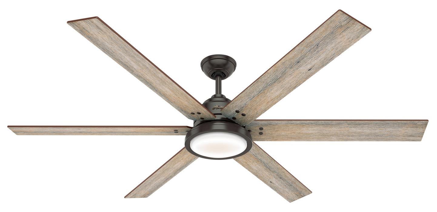 Hunter 59397 70" Ceiling Fan, Noble Bronze