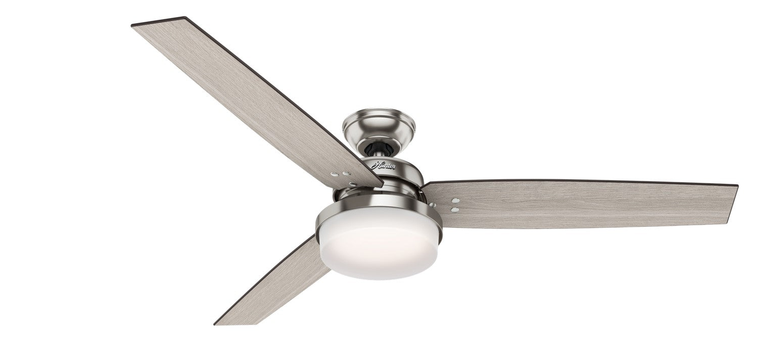 Hunter 59459 60" Ceiling Fan, Brushed Nickel