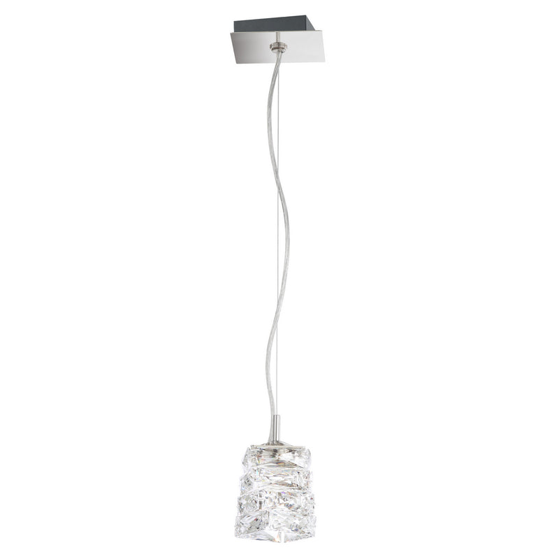 Schonbek STW310N-SS1S LED Mini Pendant, Stainless Steel