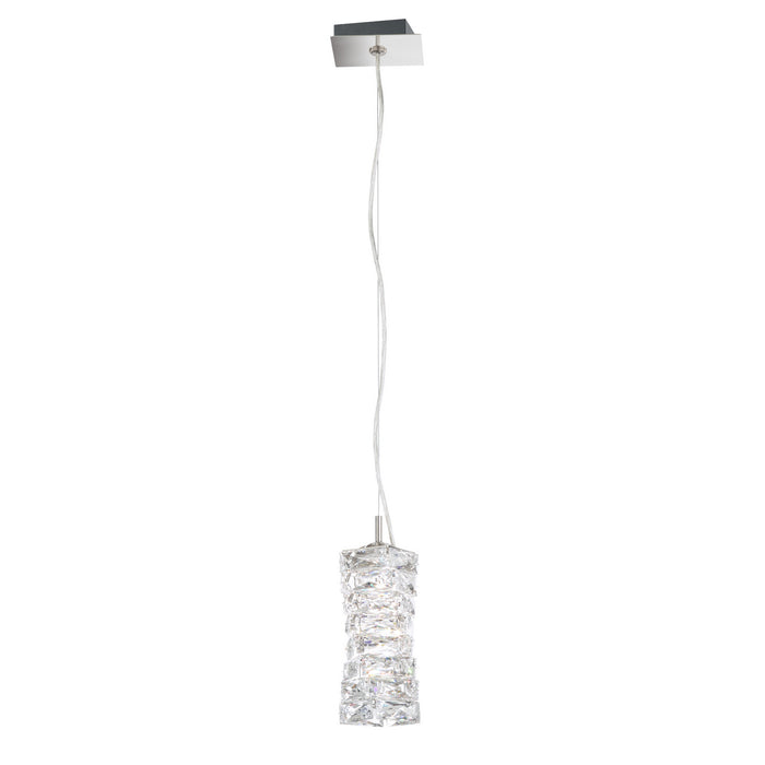 Schonbek STW410N-SS1S LED Mini Pendant, Stainless Steel