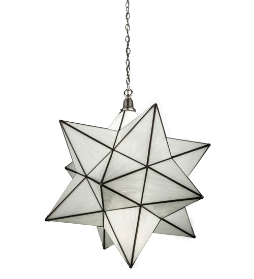 Meyda Tiffany 162853 LED Pendant, Brushed Nickel