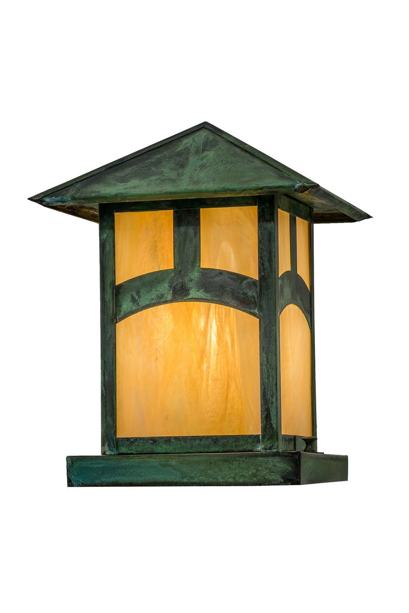 Meyda Tiffany 164454 One Light Pier Mount, Verde