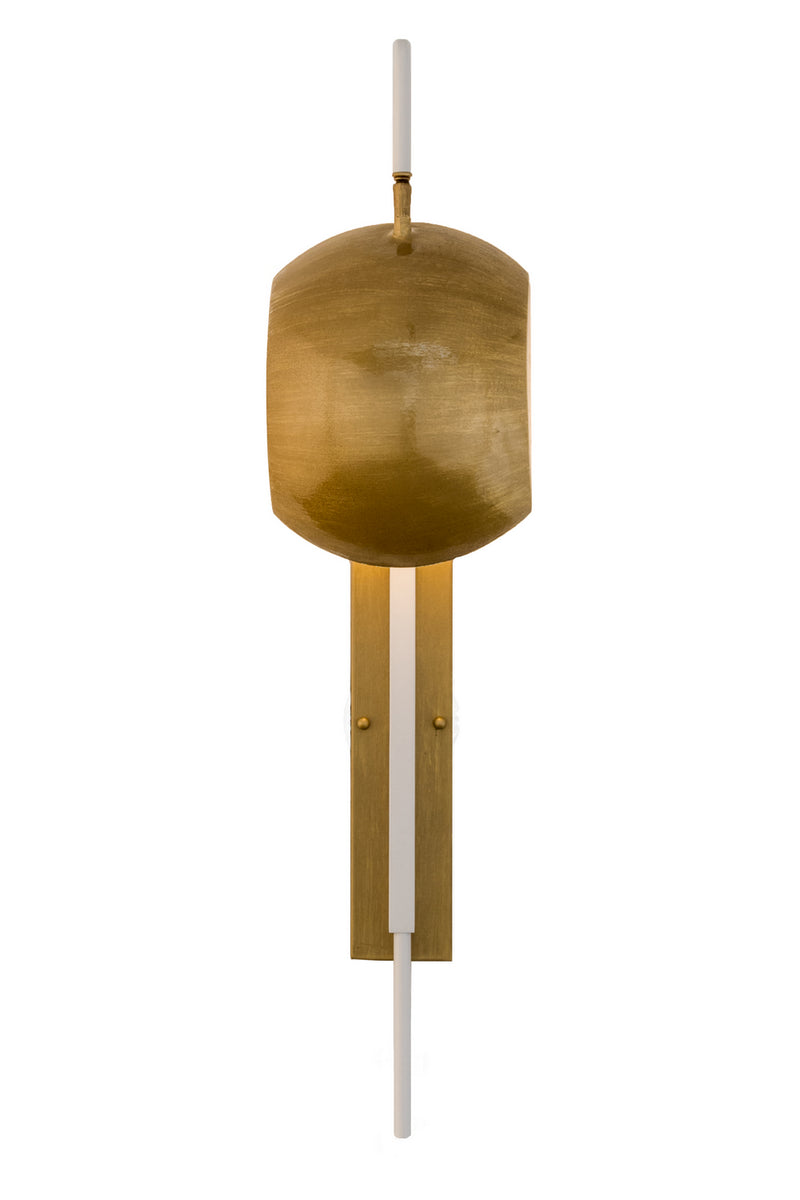 Meyda Tiffany 167592 One Light Wall Sconce, Brass