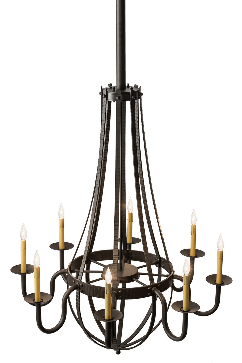 Meyda Tiffany 167781 Eight Light Chandelier, Oil Rubbed Bronze