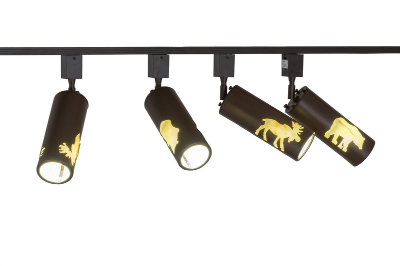 Meyda Tiffany 169789 Four Light Track Lighting, Cafe Noir