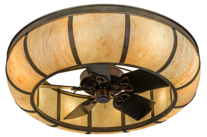 Meyda Tiffany 170641 Eight Light Chandel-Air, Antique Copper
