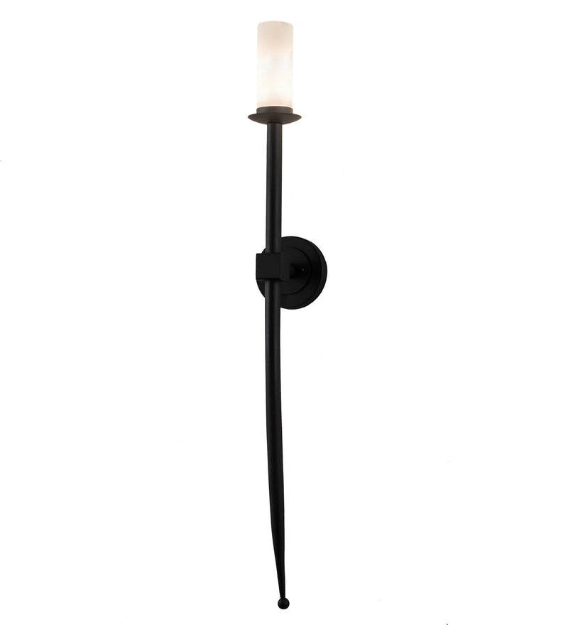 Meyda Tiffany 171231 One Light Wall Sconce, Wrought Iron