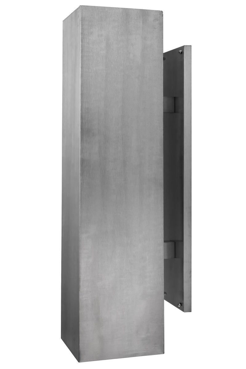 Meyda Tiffany 171492 Two Light Wall Sconce, Brushed Aluminum