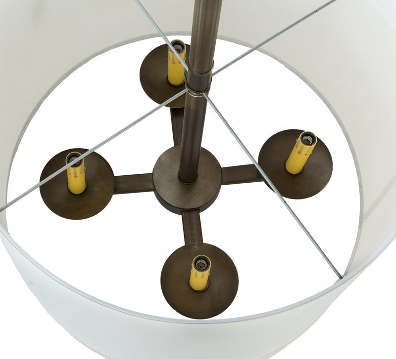 Meyda Tiffany 172094 Four Light Pendant, Antique Copper