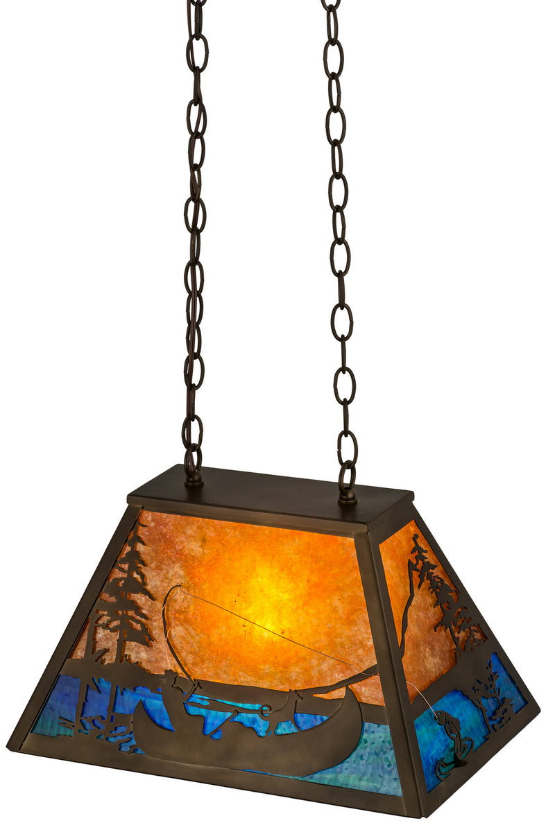 Meyda Tiffany 172102 One Light Pendant, Antique Copper