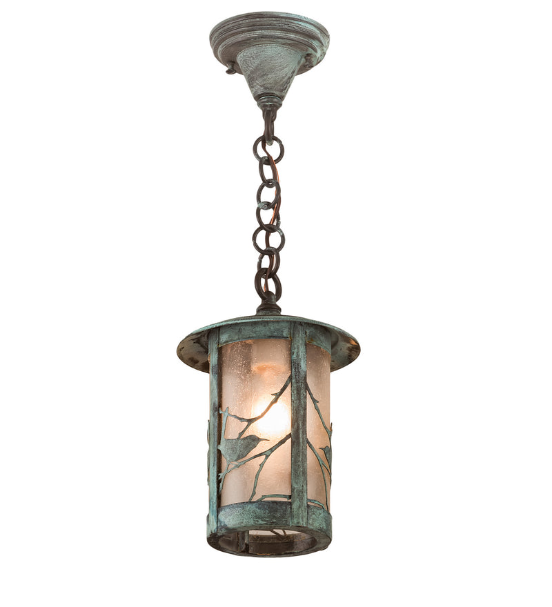 Meyda Tiffany 37385 One Light Mini Pendant, Verdigris