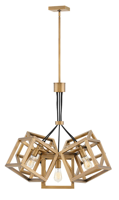 Fredrick Ramond FR42444BBZ LED Chandelier, Brushed Bronze