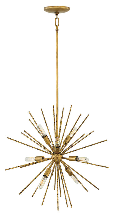 Fredrick Ramond FR43014BNG LED Chandelier, Burnished Gold