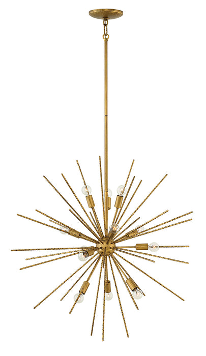 Fredrick Ramond FR43015BNG LED Chandelier, Burnished Gold