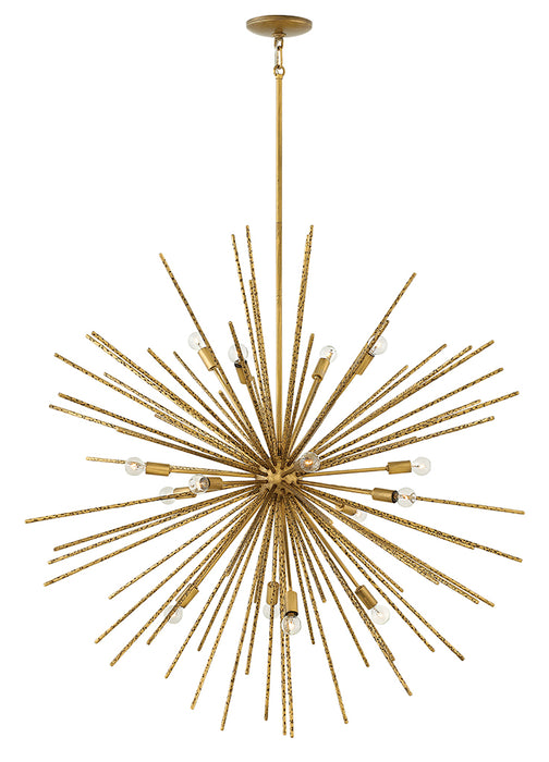 Fredrick Ramond FR43016BNG LED Chandelier, Burnished Gold