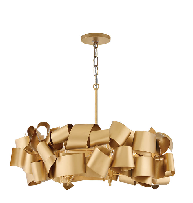 Fredrick Ramond FR48604DXG LED Chandelier, Deluxe Gold