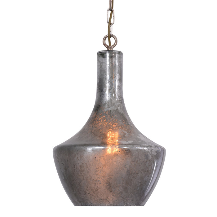 Terracotta Designs P8111-1 One Light Pendant, Smoky Glass