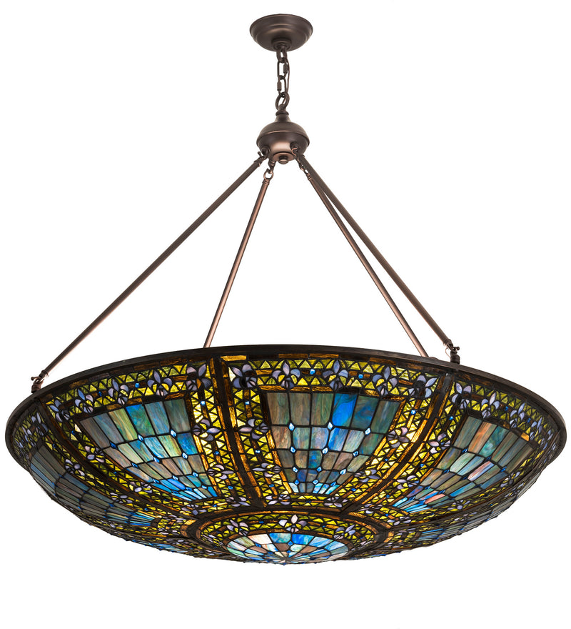 Meyda Tiffany 193245 Eight Light Pendant, Mahogany Bronze