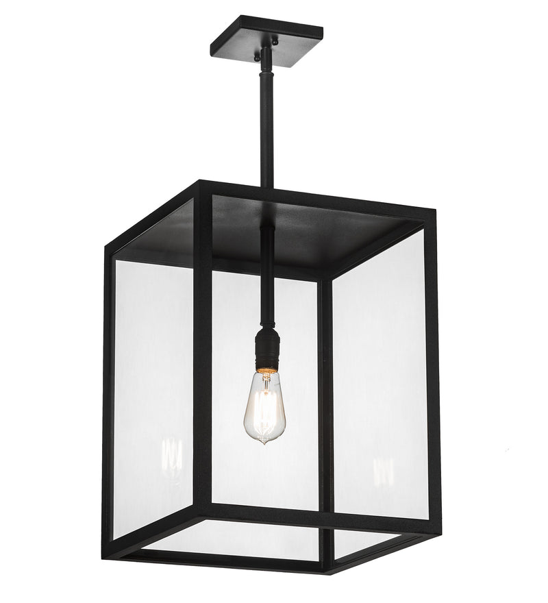 Meyda Tiffany 193802 One Light Pendant, Textured Black