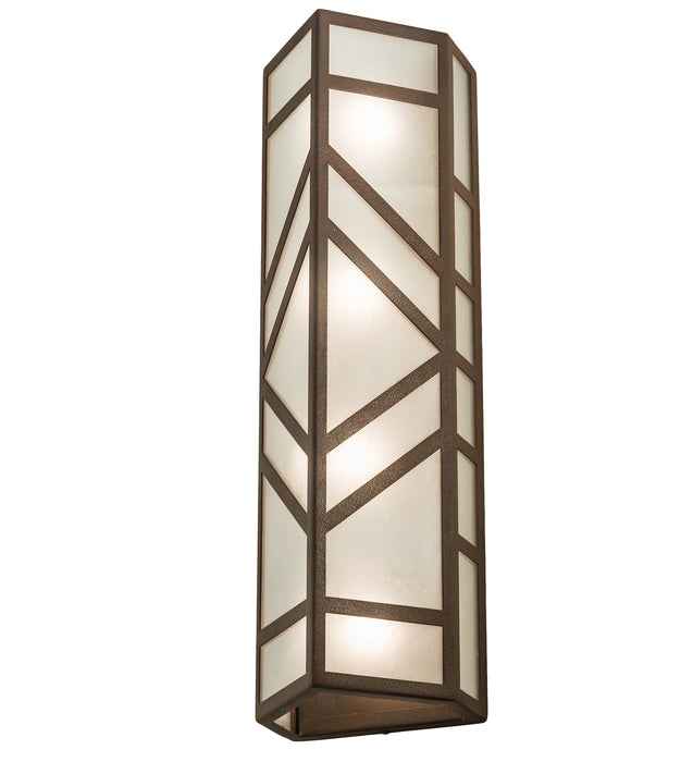 Meyda Tiffany 198072 Four Light Wall Sconce, Rusty Nail