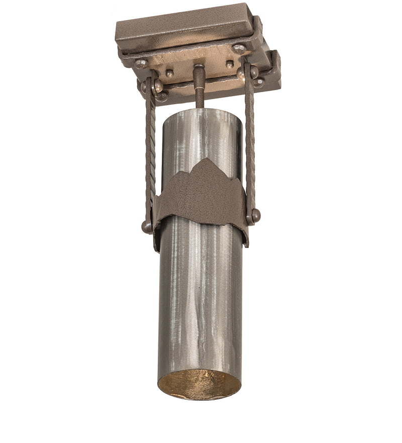 Meyda Tiffany 198083 One Light Flushmount, Sophia Sepia