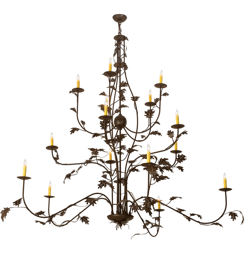 Meyda Tiffany 198138 15 Light Chandelier, Cafe Noir