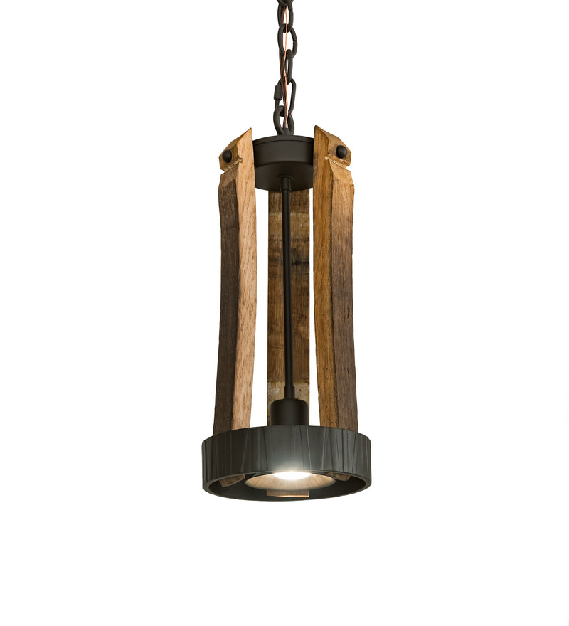 Meyda Tiffany 199066 One Light Pendant, Oil Rubbed Bronze