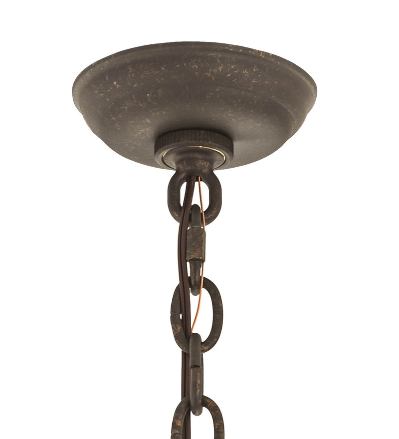 Meyda Tiffany 199258 Five Light Chandelier, Gilded Tobacco
