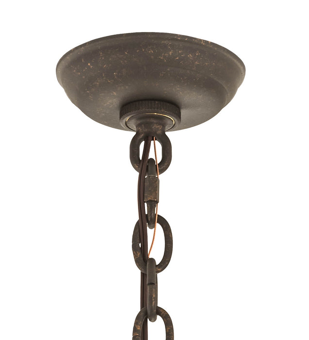 Meyda Tiffany 199258 Five Light Chandelier, Gilded Tobacco