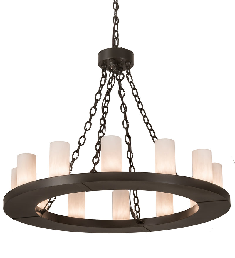 Meyda Tiffany 200142 12 Light Chandelier, Timeless Bronze