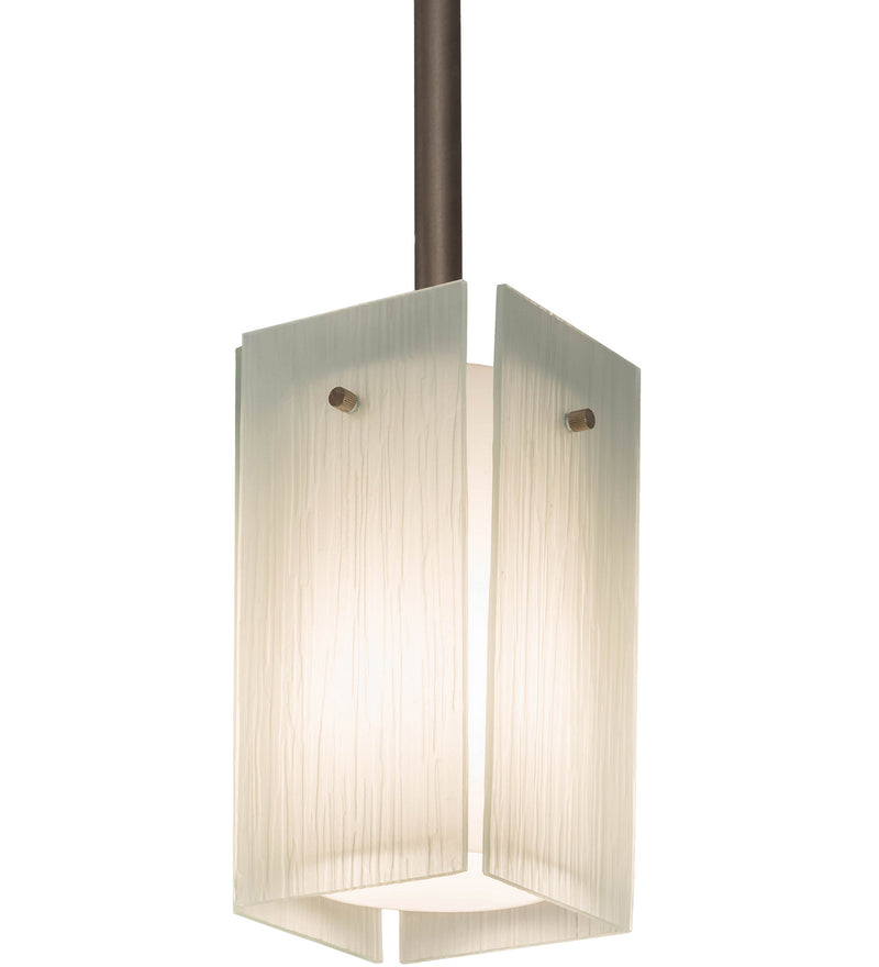 Meyda Tiffany 200143 One Light Pendant, Brushed Nickel