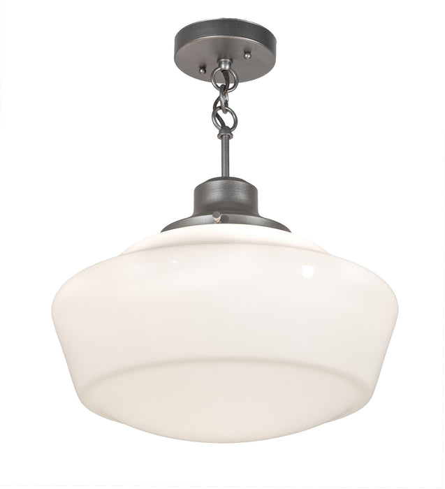 Meyda Tiffany 203032 One Light Pendant, Pewter