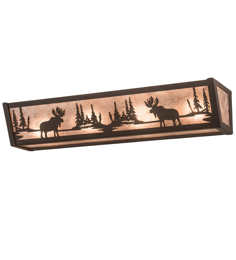 Meyda Tiffany 200615 Four Light Vanity, Oil Rubbed Bronze