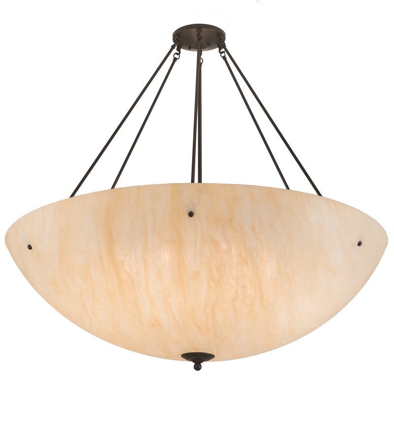 Meyda Tiffany 200917 Eight Light Semi-Flushmount, Timeless Bronze